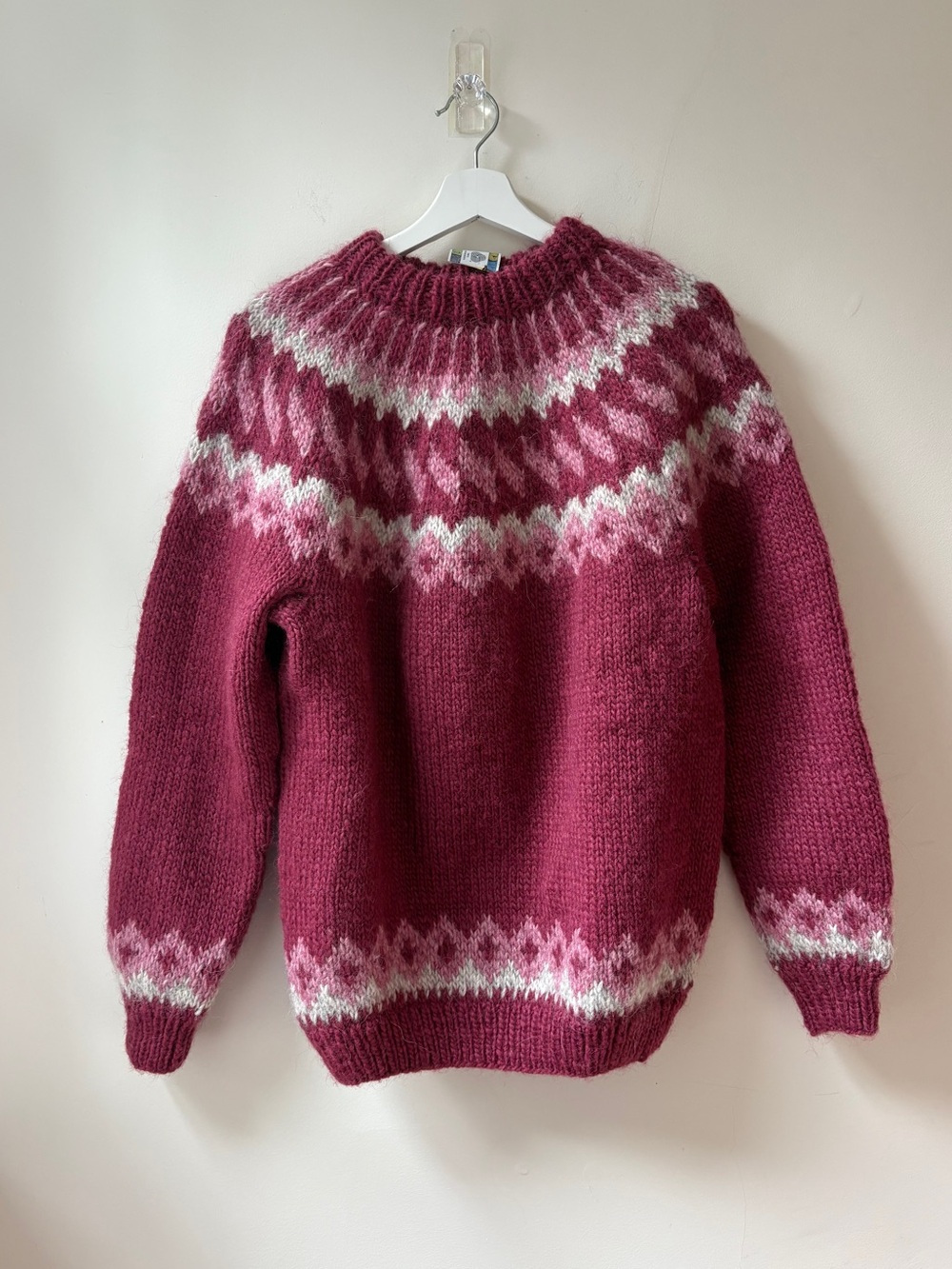 NWT Vintage Icelandic Lopi Wool Sweater